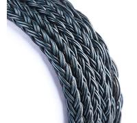 Linsoul Tripowin Zonie IEM Cavo, 16 Core Placcato Argento Cordoni Aggiornati, 1.25m SPC in Ear Monitor Cavi per 7hz Zero:2 Orchestra Lite Cadenza Hype4 Supermix4(MMCX, 4.4mm)(Verde muschio)