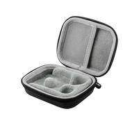 Linsoul ZiiGaat PELLEPOD Custodia in Pelle per Auricolari,Borsa Impermeabile per IEM,Sacca da Trasporto Rigida Protettiva,Compatibile con ZS10 Pro,Zero: 2,EM6L,EW300,Orchestra Lite (Nero)