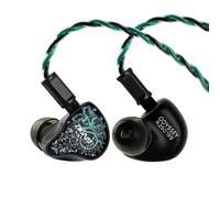 Linsoul ZiiGaat x Hangout. Audio: Odyssey 2 In Ear Monitor,Cuffie IEM Ibride 1DD+3BA con Cavo HiFi,Suono Neutro con Regolazione dei Bassi,Custodia in Alluminio e Cavo OFC per Musicisti da Studio