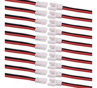 LINSYRC 10 paia di cavi a 2 poli JST 1S 2,0 Pitch maschio e femmina adattatore per 1S Lipo batteria Drone di carica Syma X5C X5SW SNAPTAIN S5C