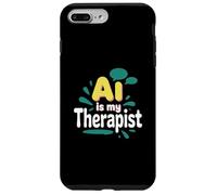 L'intelligenza artificiale è il mio terapeuta Divertente consulente digitale Chatbot Mood Joke Custodia per iPhone 7 Plus/8 Plus