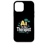 L'intelligenza artificiale è il mio terapeuta Divertente consulente digitale Chatbot Mood Joke Custodia per iPhone 12 mini