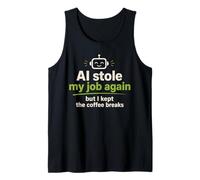 L'intelligenza Artificiale ha Rubato Il Mio Lavoro ma Ho continuato la Pausa caffè Canotta