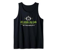 L'intelligenza Artificiale ha Rubato Il Mio Lavoro Robot Tech Automation Humor Canotta