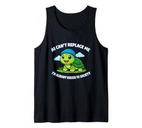 L'intelligenza Artificiale Non può sostituirmi Funny Turtle Unhinged Meme Gen Z Cringe Canotta