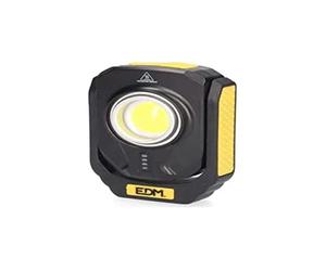 LINTERNA LED COMPACT RECARGABLE 10W 900 LUMENS EDM. CARGA POR USB,
