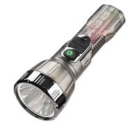 Linternas Led Recargables - Linterna Recargable De Alta Potencia Creativa Para Camping | Linterna Solar Recargable | Lámpara Portátil Para Supervivencia Y Exteriores | Batería Usb Regolabile Para
