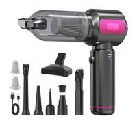 Linterngo Aspirabriciole Senza Fili Potente, 17000 PA Aspirapolvere Per Auto, Motore Brushless Potenziato, 3 Velocità Regolabili, Ricaricabile, Portatile e Leggero, Adatto per Auto, Casa e Ufficio