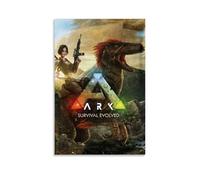LINTEZHG Ark Survival Evolved Extinction Poster decorativo da parete, per soggiorno, camera da letto, decorazione moderna per camera da letto, 60 x 90 cm