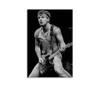 LINTEZHG Bruce Springsteen, poster decorativo su tela, per soggiorno, camera da letto, decorazione moderna per camera da letto, 20 x 30 cm