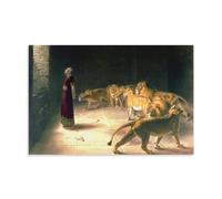 LINTEZHG Daniel in The Lions Den Art, poster decorativo da parete, per soggiorno, camera da letto, decorazione moderna per camera da letto, 30 x 45 cm