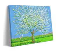 LINTEZHG David Hockney Spring Flower Poster decorativo da parete, per soggiorno, camera da letto, decorazione moderna per camera da letto, 40 x 60 cm