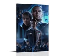 LINTEZHG Detroit Become Human, poster decorativo da parete, per soggiorno, camera da letto, decorazione moderna per camera da letto, 20 x 30 pollici (50 x 75 cm)