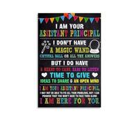 LINTEZHG I Am Your Assistant Principal Poster decorativo da parete, per soggiorno, camera da letto, decorazione moderna per camera da letto, 20 x 30 cm