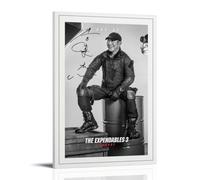 LINTEZHG JET LI THE EXPENDABLES 3 SIGNED Poster decorativo da parete, per soggiorno, camera da letto, decorazione moderna per camera da letto, 30 x 45 cm
