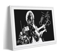LINTEZHG JIMMY PAGE SIGNED Poster decorativo da parete, per soggiorno, camera da letto, decorazione moderna per camera da letto, 60 x 90 cm