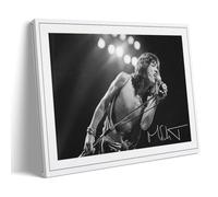 LINTEZHG MICK JAGGER SIGNED Poster decorativo da parete, per soggiorno, camera da letto, decorazione moderna per camera da letto, 20 x 30 cm