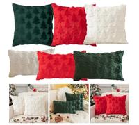 L'intimità incontra lo stile con la nostra copertura in peluche per albero di Natale per qualsiasi ambiente (rosso 45 x 45)