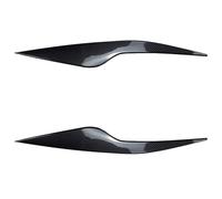 LINTINGLIHAI 1 Paia Sopracciglia Faro Auto per Ford Focus MK2.5 2008-2011, ABS Fari Ciglia Palpebre Copertura Trim Adesivi Protezione Accessori,B/Carbon Fiber Look