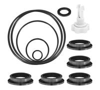 LINTRA 12 Pezzi Kit di Riparazione Filtro a Sabbia, Gomma e PVC Guarnizioni per Filtro a Sabbia, 25013 Guarnizioni di Ricambio per Pompe, per Intex Pompe Filtro a Sabbia, Guarnizioni per Piscine