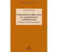 Introduzione Della Causa Tra Sostanziazione E Individuazione