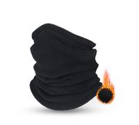 LINUCKER Scaldacollo Uomo Moto Invernale Scalda Collo Donna in Pile Copricollo Paracollo Termico Sottocasco Sciarpa Nero Neck Warmer per Sportivo Running Sci Ciclismo Bici calcio Unisex