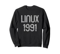 Linux 1991 - Design Fresco in difficoltà per i Geeks del Software Libero Felpa