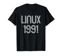 Linux 1991 - Design Fresco in difficoltà per i Geeks del Software Libero Maglietta