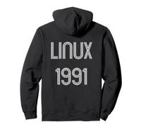 Linux 1991 - Design Fresco per G he Amano Il Software Libero Felpa con Cappuccio