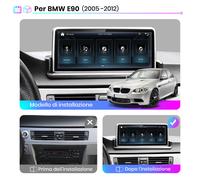 Linux Car Per BMW E90 E91 E92 2005 2006-2012 CarPlay Android auto Auto Bluetooth