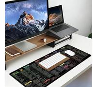 Linux Commands Line - Tappetino per mouse grande, per gaming e ufficio, tappetino per mouse per tastiera e mouse, bordo cucito antiscivolo