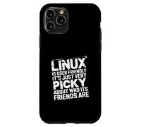 Linux Is User-Friendly Just Picky About Friends - Custodia per iPhone 11 Pro