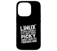 Linux Is User-Friendly Just Picky About Friends - Custodia per iPhone 14 Pro