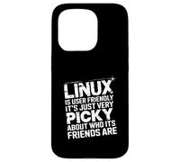 Linux Is User-Friendly Just Picky About Friends - Custodia per iPhone 15 Pro