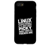 Linux Is User-Friendly Just Picky About Friends - Custodia per iPhone SE (2020) / 7/8