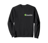Linux Mint Lover t-Shirt Tagline con Logo Open Source OS Felpa