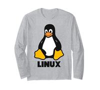 Linux Nerd Souvenir per l'informatica Maglia a Manica