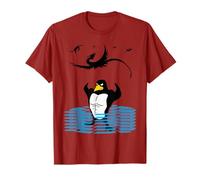 Linux Penguin Ubuntu Teleporter e Kali Dragons T-Shirt Maglietta