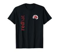 Linux Red Hat Fan Tee Tux Penguin Open Source OS amante Maglietta