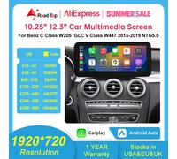 Schermo Linux Carplay wireless per Mercedes Benz W205 GLC ACV Classe W447 CLA GLA 2015-2019 GPS con 12.3inch NTG5.0