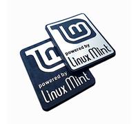 Linux - Set di adesivi con due emblemi, 35 mm x 25 mm
