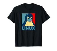 Linux Tux Penguin Graphic Design Maglietta