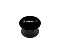 Linux $whoami Command Hacker Programmer Humor Graphic PopSockets PopGrip Adesivo