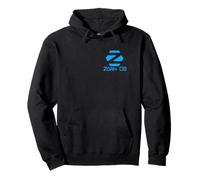 Linux Zorin OS Tee con Blue Tagline e Logo Open Source OS Felpa con Cappuccio