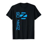 Linux Zorin OS tee con Tagline e Logo Open Source Os Maglietta