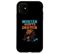 L'inverno fa male un'opera d'arte di Krampus malinconica più profonda Custodia per iPhone 11