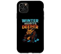 L'inverno fa male un'opera d'arte di Krampus malinconica più profonda Custodia per iPhone 11 Pro Max