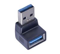 Linvimia Cavo di prolunga compatto a 90 gradi USB3.0 per spazio ristretto e durata, adattatore USB da maschio a femmina