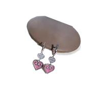 Linvimia Splendida collana con ciondolo a forma di cuore con cristalli che mescolano tradizione kazaka e stili contemporanei diamanti intarsiati in stile etnico, One Size, come descritto, come