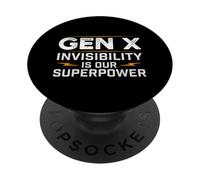 L'invisibilità della Gen X è la nostra superpotenza - Generazione X Gen Xer PopSockets PopGrip Adesivo